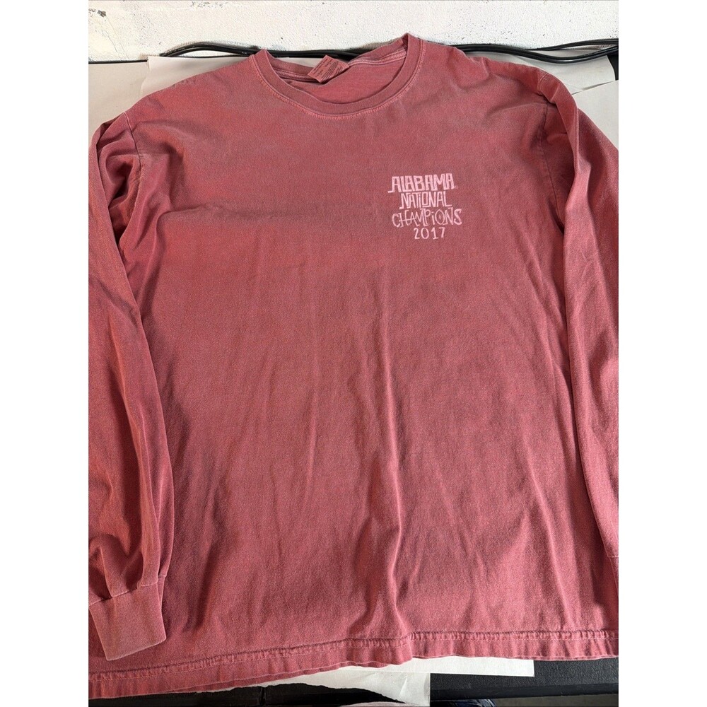 Alabama Crimson Tide L long sleeve shirt National Championship Bama 26 ga -23